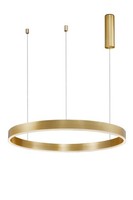 Nova Luce Motif Pendelleuchte Messing Gold HöHenverstellbar Dimmbar 50W 3000K