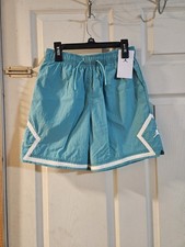 Jordan Boys  Poolside Woven Diamond Shorts: TEAL: NEW WITH TAGS: SIZE M