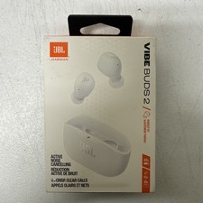 JBL VIBE-BUDS-2-WHITE Vibe Buds 2 True Wireless Noise Cancelling Earbuds 2026 