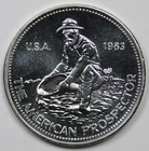 1983 Engelhard American Prospector 1 oz .999 Fine Silver Round