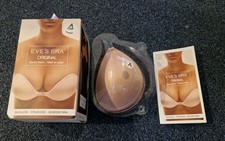 Eve's Adhesive Backless Strapless Bra -The Original Stick On Bra - Natural A cup