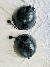 2 Fabriklampe, Emaillelampe, Werkstattlampe, Industrielampe, Vintage Antik