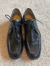 COLE HAAN Mens Dress Shoes Black Leather Lace Up Cap Toe Oxfords Size 8M