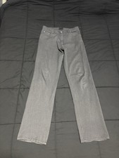Jeans Gucci vintage uomo 33/34 100% cotone pantaloni Tom Ford anni 90 designer grigio scuro
