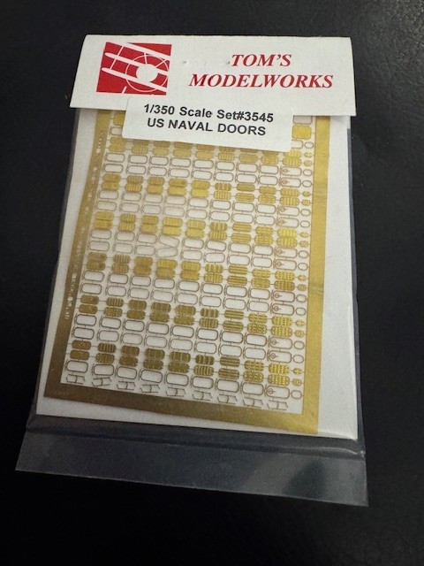 Tom's Modelworks 1/350 Scale US Naval Doors Set #3545 Photo Etch