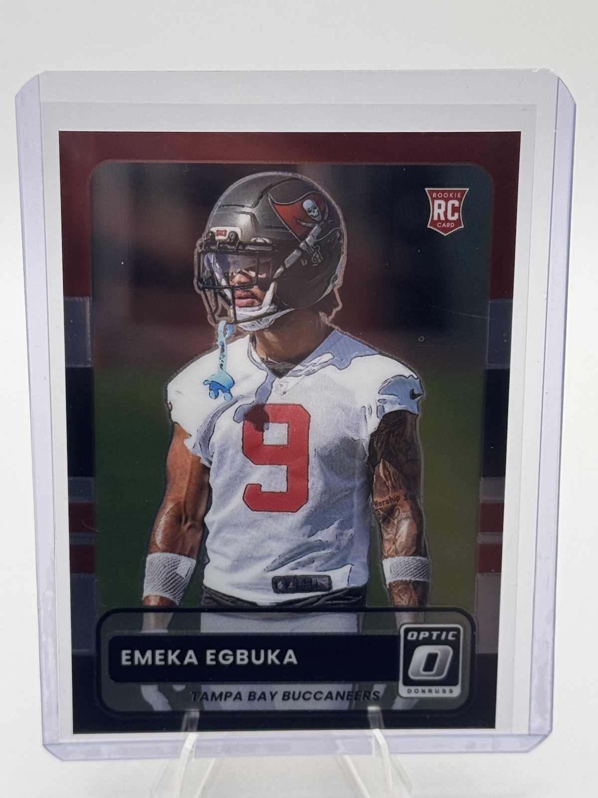 2025 Panini Donruss Optic Rated Rookie Emeka Egbuka #265 RC Buccaneers Football