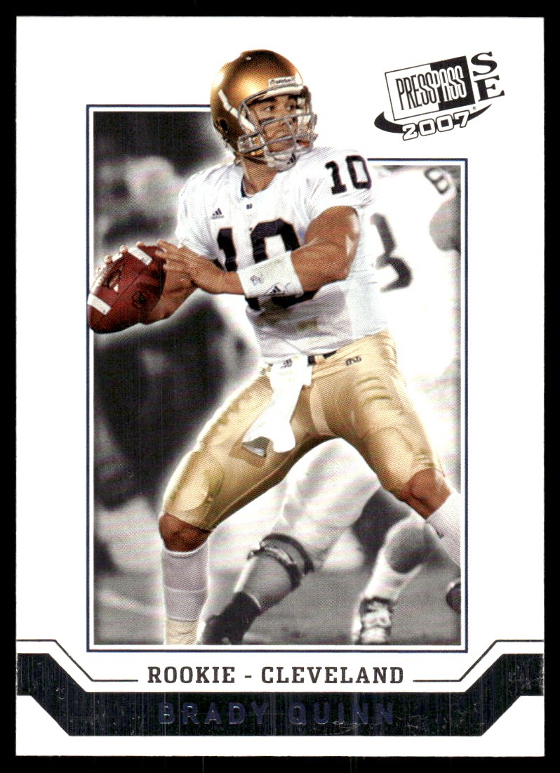 Brady Quinn Press Pass Se #R48 Base