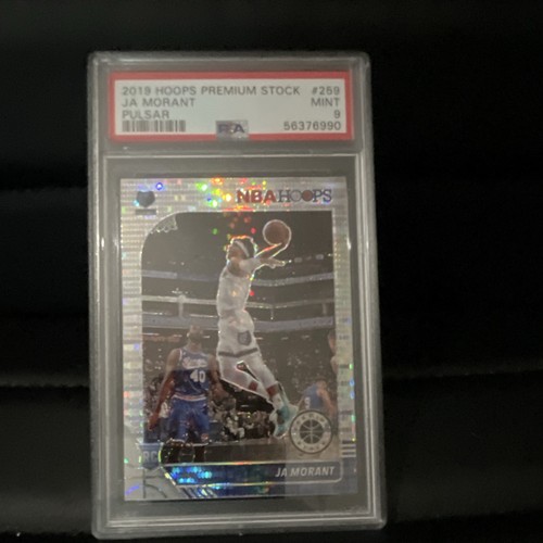 Panini 2019-20 NBA Hoops Premium Stock Ja Morant Grizzlies #259 Pulsar RC PSA 9