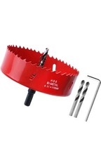LC LICTOP 115mm/4.5" BI -Metal Wood Hole Saws Bit Tooth Cutting for Cornhole...