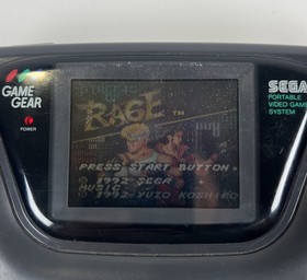 Sega Game Gear Lot w 7 games Case Power Back & Screen TESTED-