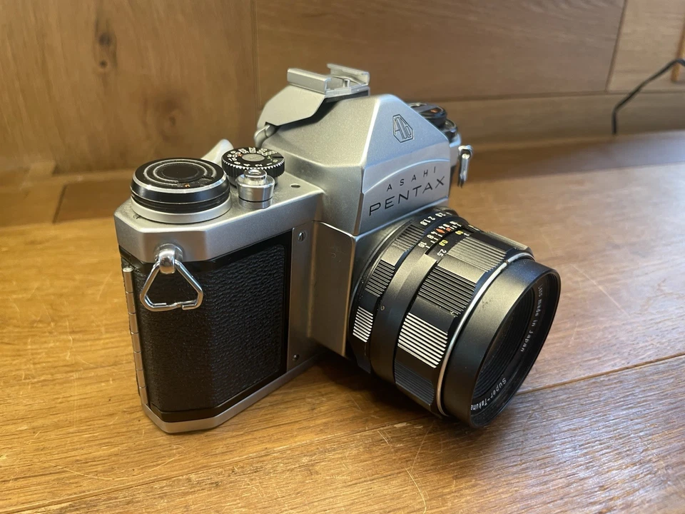 *Quase em perfeito estado ++ com estojo* Câmera de Filme Pentax SV Super Takumar 55mm F/1.8 Do Japão - Imagem 4 de 4