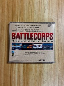 BATTLECORPS 3D Mechanical Battle Simulator Mega CD only Japan z2