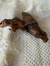 Natural Driftwood Root Sculpture Rustic Wood Decor, 7.5 Long