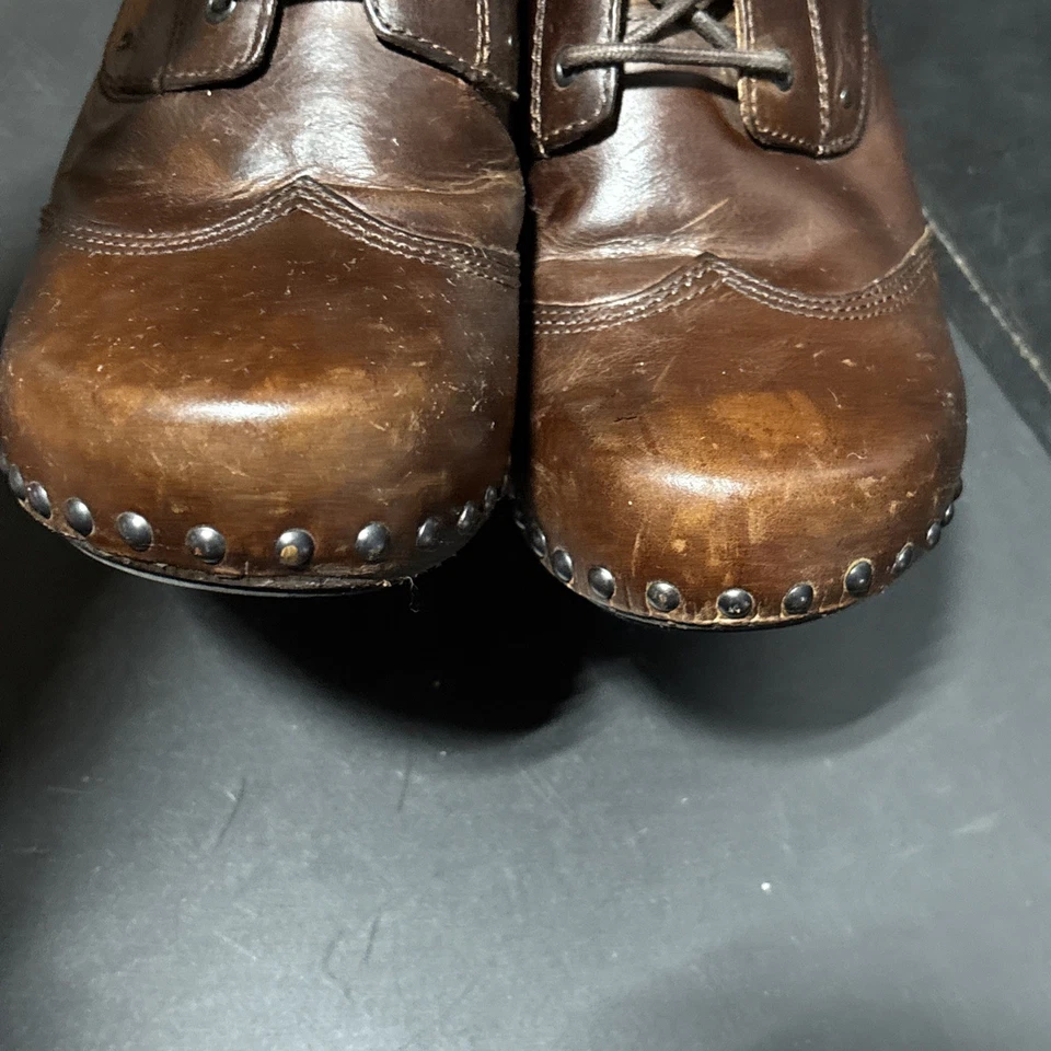 Bota Dansko Nat Tachonada Cuero Marrón Con Cordones EU 41 Cottagecore Dark Academia Foto 4 de 4