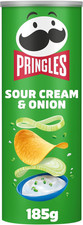 Pringles Sour Cream & Onion Crisps 185G