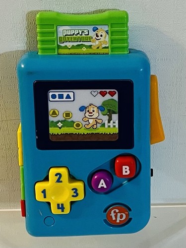 Fisher-Price Laugh & Learn Lil’ Gamer Pretend Video Game Learning Toy for Kids