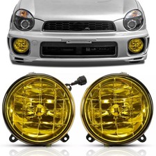For Subaru Impreza Rs Wrx 2002 2003 Yellow Lens Glass Fog Lights Set W Bulbs For Subaru Impreza Rs Wrx 2002 2003 Yellow Lens Glass Fog Lights Set W Bulbs