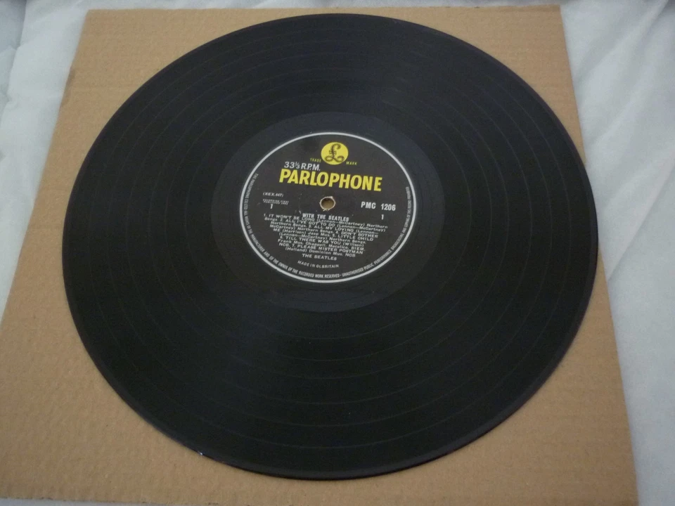 WITH THE BEATLES ORIGINAL EARLY UK MONO LP VG+, NOT POOR CONDITION PMC 1206 - Image 3 of 4