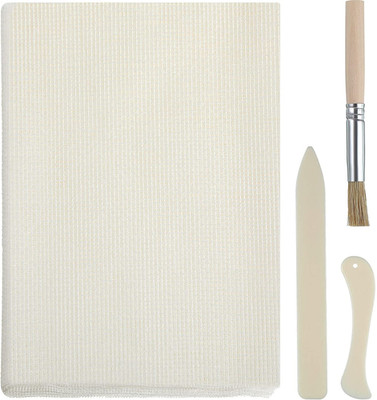 Book Binding Kit 39x45in Cloth 2 Bone Folders Glue Brush DIY Repair Set
