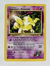 Sabrina's Drowzee 2000 Pokemon Gym Challenge 1st Edition #95/132 * Heavy Play