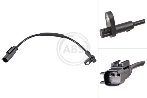ABS Sensor Raddrehzahl A.B.S. 31807 FüR Ford Transit V363 FCD FDD FED FFD Bus-image