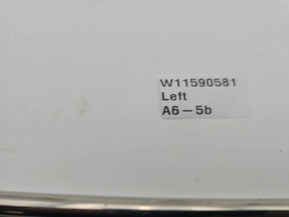 W11590581 Whirlpool Refrigerator Upper Left Hinge - Gray; A6-5b - Image 3 of 3