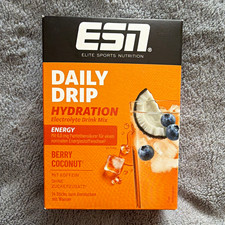 ESN Daily Drip Elektrolyt-Drink-Mix Pulver Berry Coconut 14 Sticks 112 g