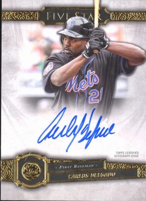 Carlos Delgado 2021 Topps Five Star Auto Autograph New York Mets