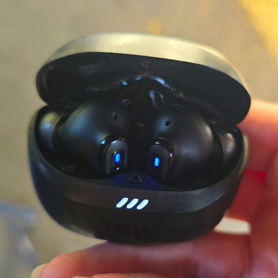 JBL Tune Beam 2 Bluetooth True Wireless Earbuds w/ ANC Mic Case, Black