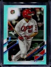 Ryuhei Matsuyama 2021 Topps Chrome NPB #102 Aqua Refractor /199