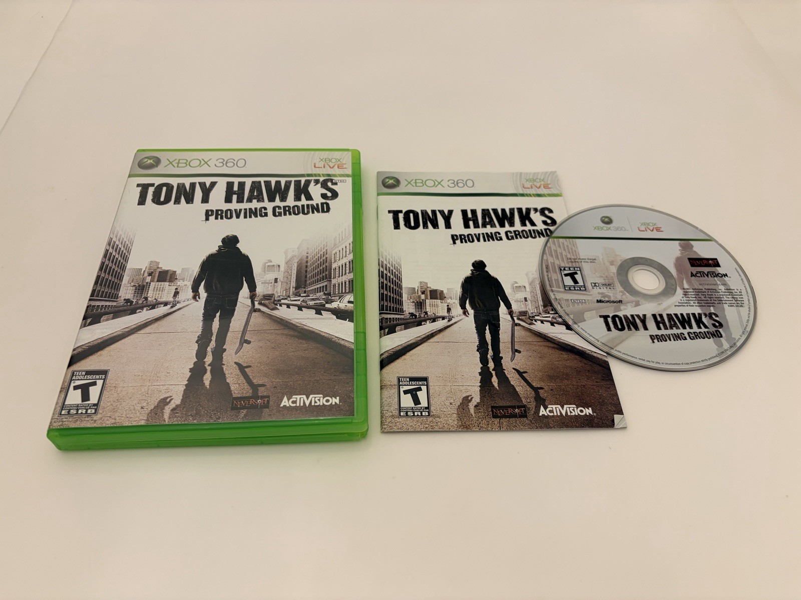 Xbox 360 Tony Hawk’s Proving Ground Activision CIB Complete Video Game LIKE NEW