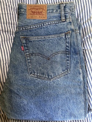 Vintage Levi's 901 W30 L32 High Waist Mom Jeans Made in USA 80s 90s Factory 552