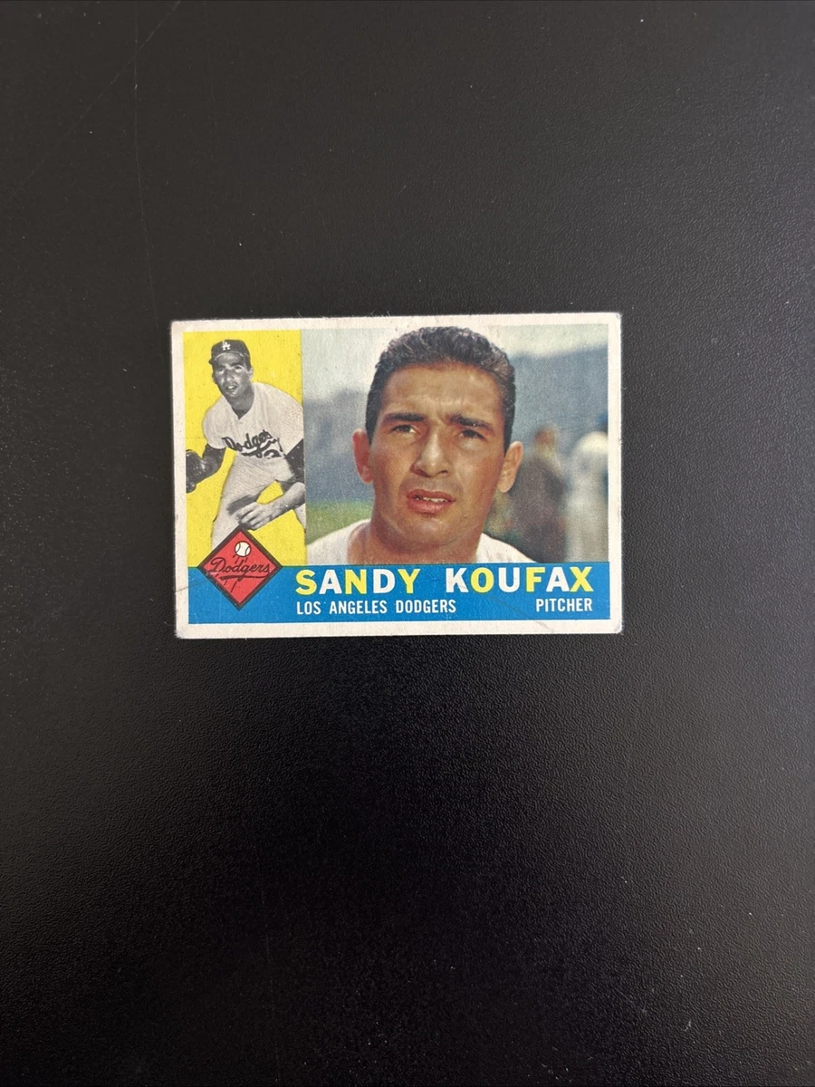 Topps Sandy Koufax 1960 Season Baseball Sports Trading Cards