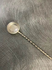 SOLID SILVER VICTORIAN SALT SPOON CIRCA 1900