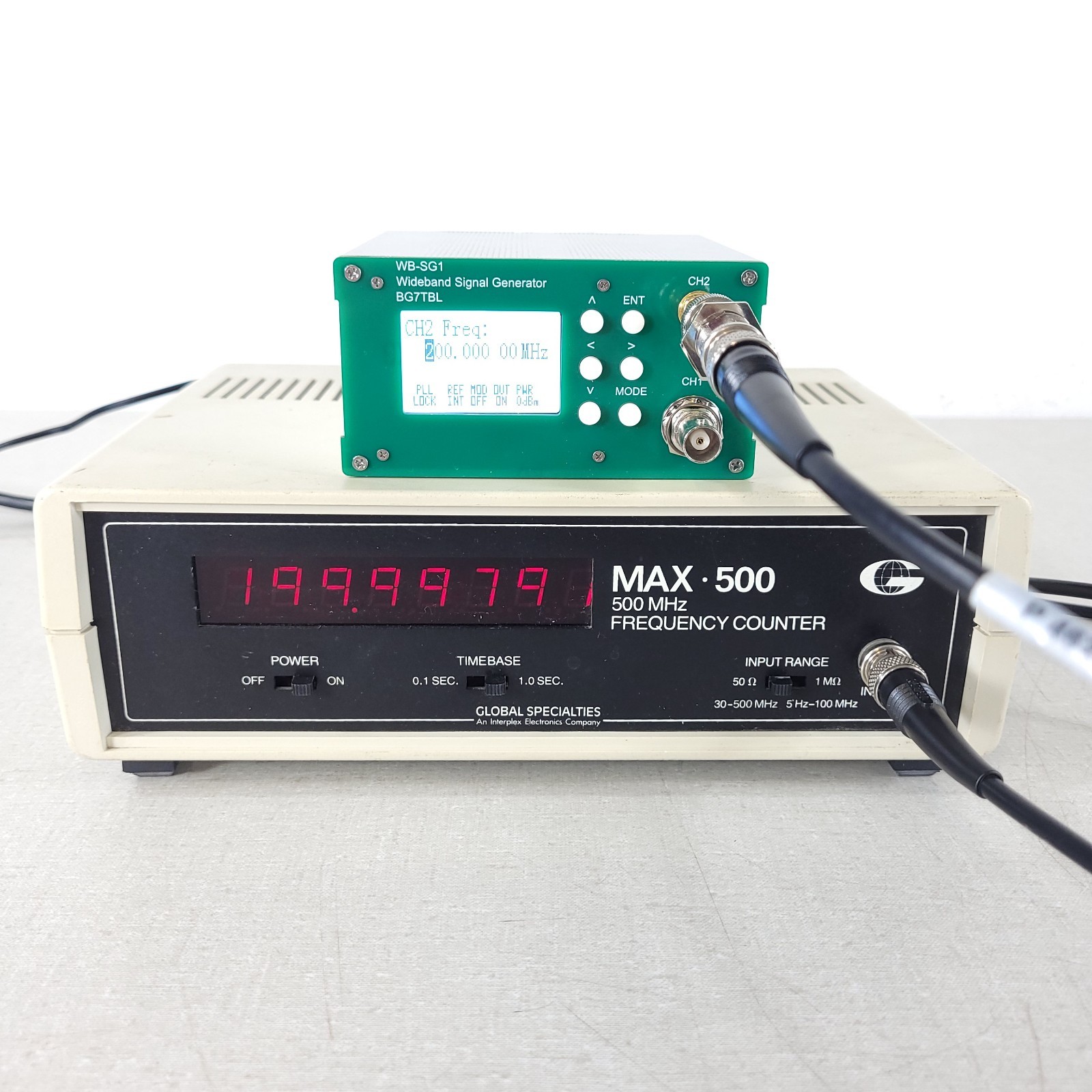 Global Specialties E&L Instruments MAX 500 Frequency Counter 5Hz To 500MHz
