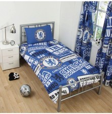 SALE!!!Chelsea Single Duvet Patch Football Club Bedding Cover Set Official 