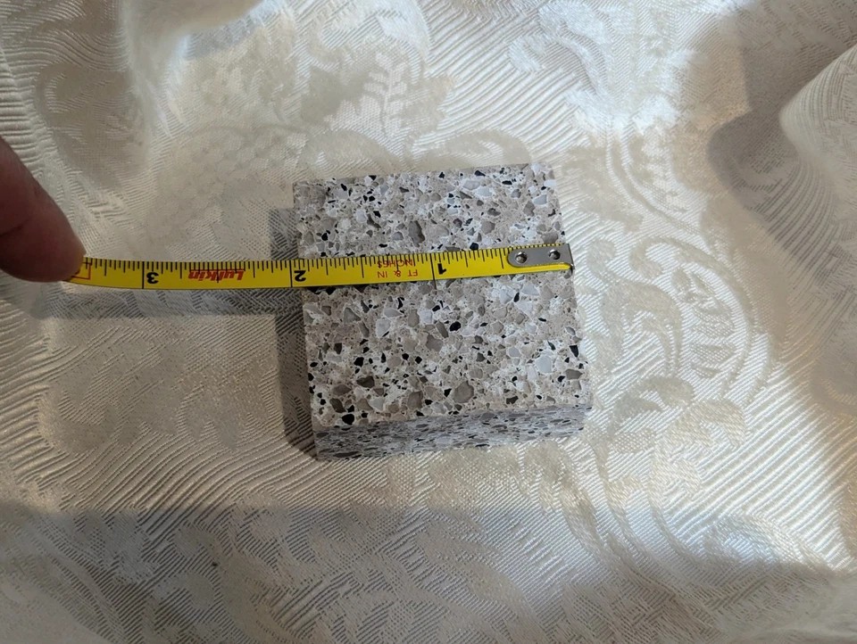 Corian Quartz Lunar Pearl 2x2" Premium Tile DuPont Engineered Stone - Bulk Disco - Image 2 of 4