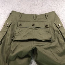 Marine Corps Pants Men 32x29 Green Combat HBT Herringbone Twill Monkey Repro NEW