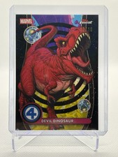 Topps 2026 Finest Marvel Fantastic Four Devil Dinosaur Serial /10 Negative Zone