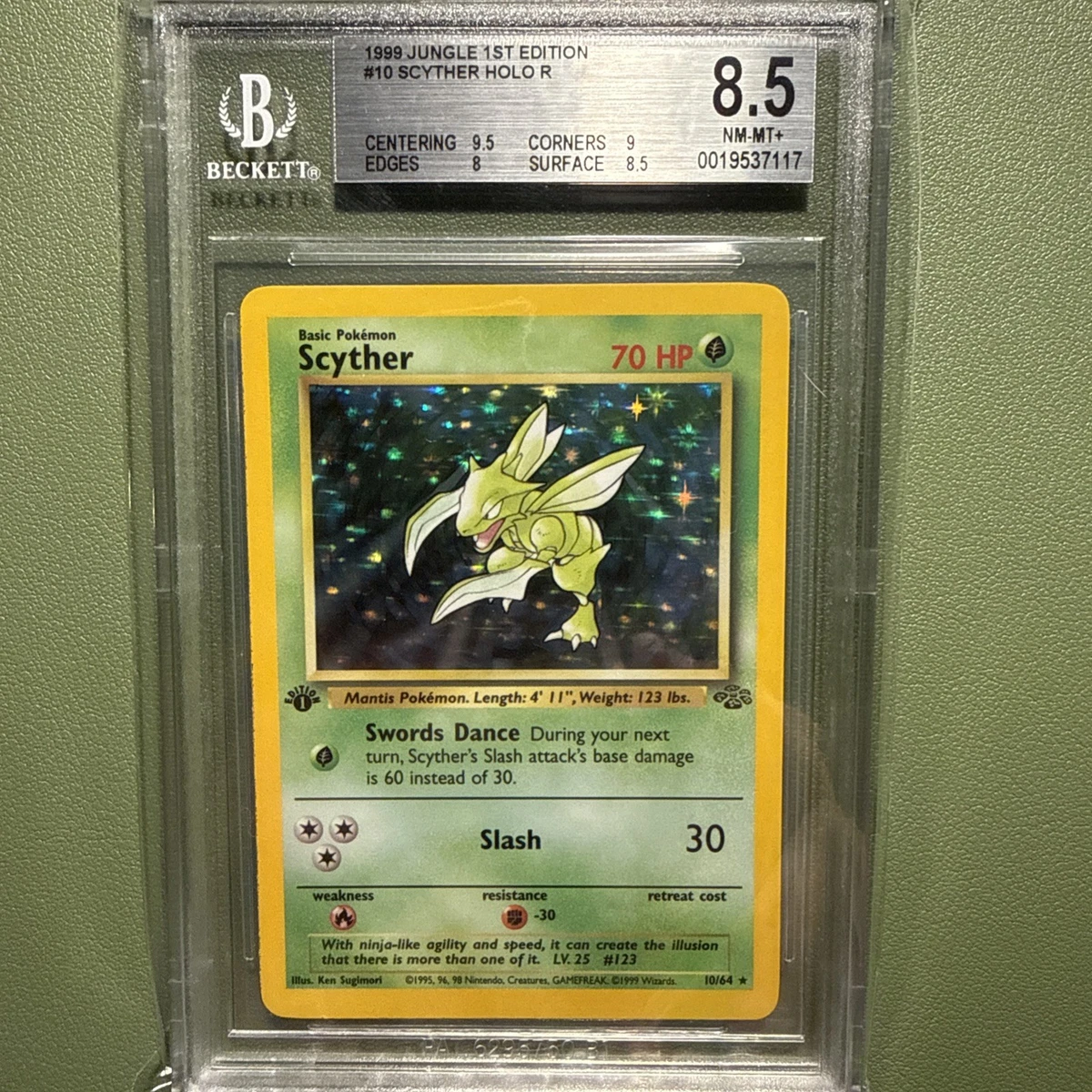 Pokémon TCG Beckett Grading Services (BGS) Jungle 1st Edition
