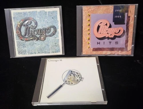 Chicago lot of 3 CD's - 16 & 18 with "Chicago 1982 - 1989 Greatest Hits"