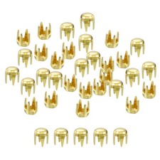 160Pcs, Gold 2mm Round Dome Rivets for DIY Leather Craft