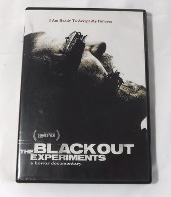 The Blackout Experiments 2017, DVD MVD Visual HTF OOP Horror Documentary