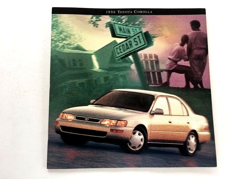 1996 Toyota Corolla and Wagon 20-page Car Sales Brochure Catalog