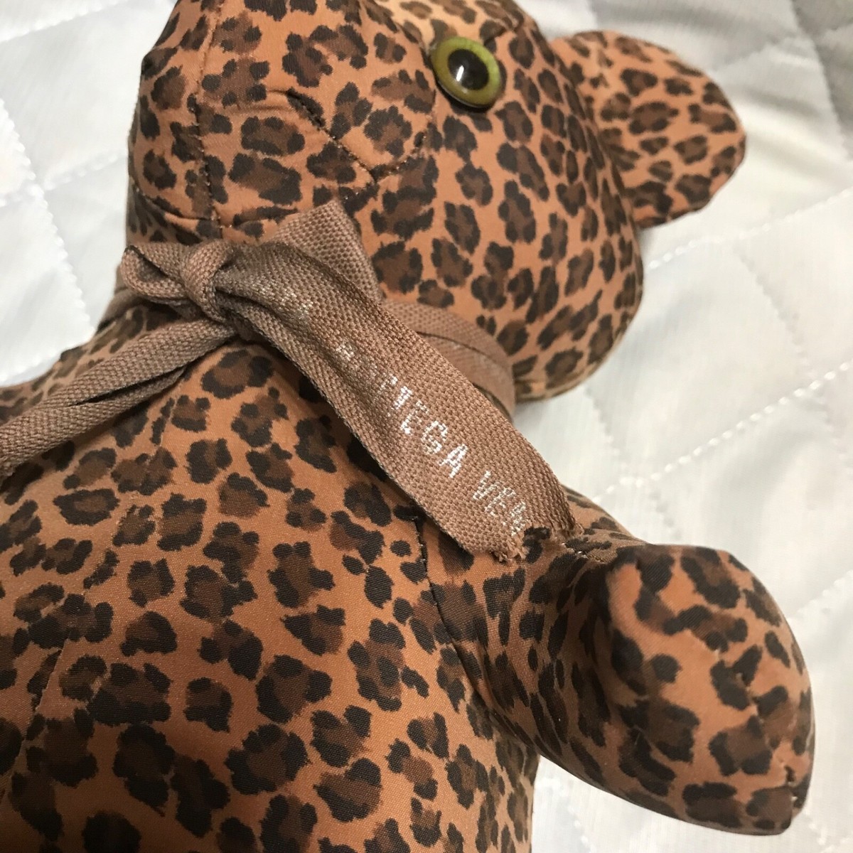 Super rare authentic Bottega Veneta Teddy Bear Leopard Nylon