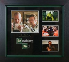 Bryan Cranston and Aaron Paul Signed Breaking Bad 12x8 Photograph Framed Display
