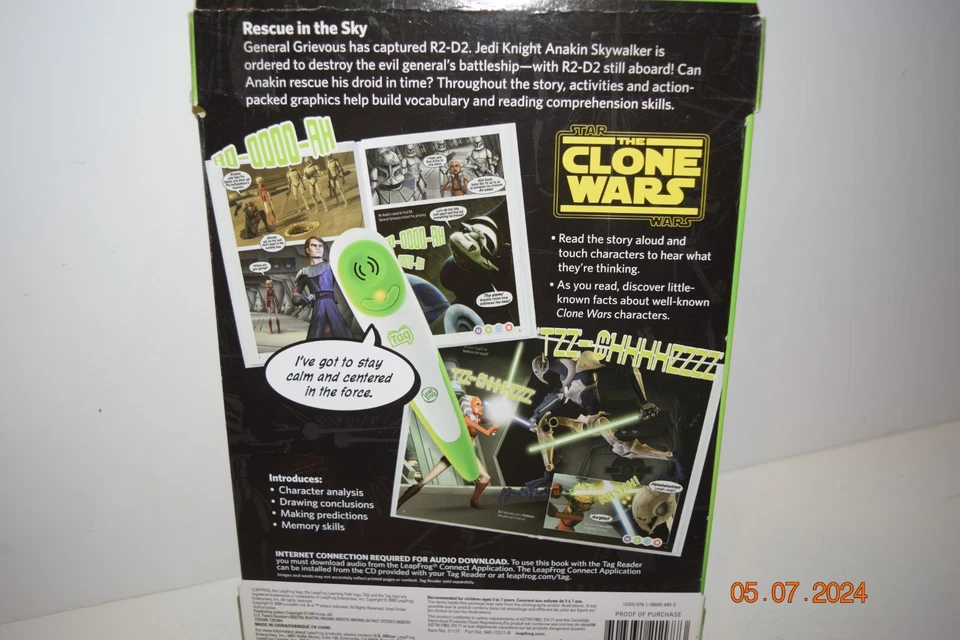 LeapFrog TAG Leap Reader ~ Star Wars~ Clone Wars ~ Scan Pics ~ NEW - Image 4 of 4
