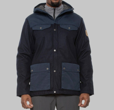 NEW Fjallraven  Greenland Re-Wool Jacket Men's Large Insulated Winter Coat