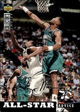 1994 Collector's Choice #194 Alonzo Mourning Silver Signature Charlotte Hornets