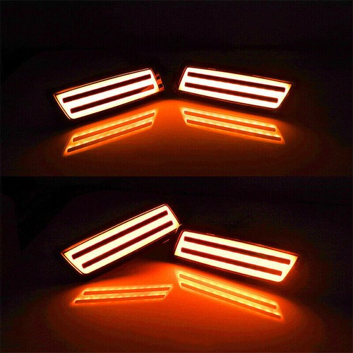 Smoked LED Side Marker Turn Signal Indicator Light for 2006-2009 VW MK5 Golf/GTI - Picture 3 of 7
